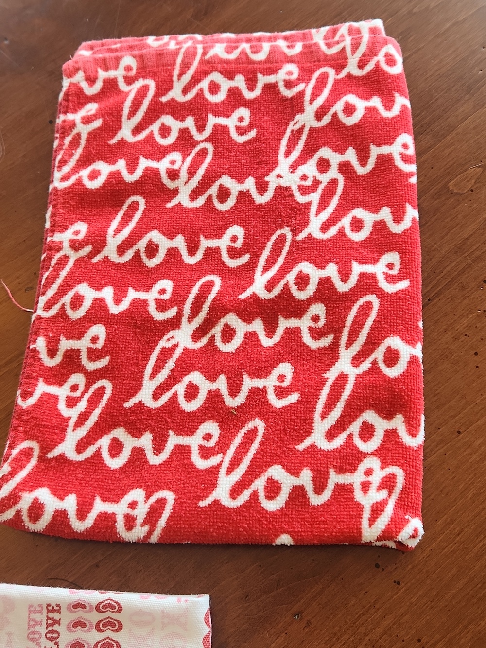 Set Of 8 Assorted Seasonal Kitchen Towels - Red, Green, Pink, Blue, Cream - Picture 8 of 8